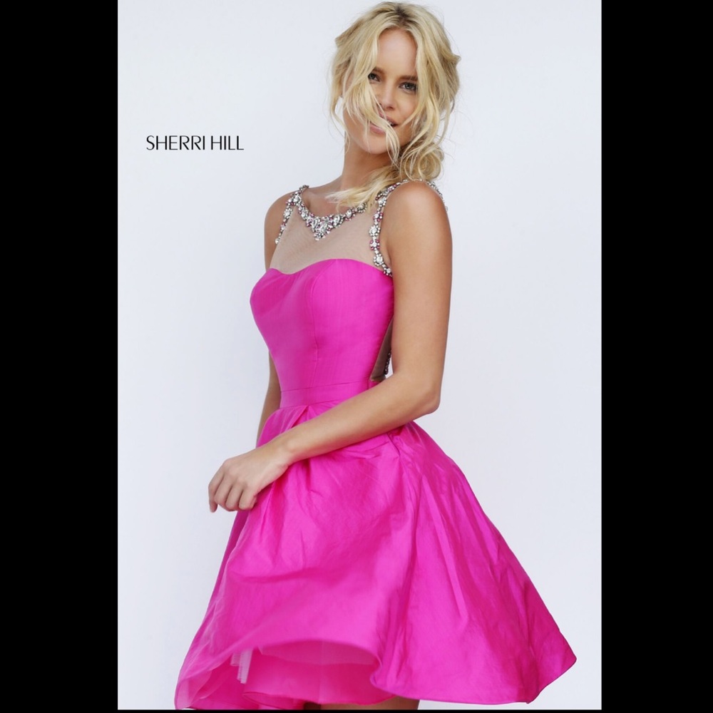 Sherri Hill 50066 Pink Cocktail  Dress